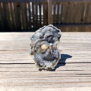 Geode druzy ring